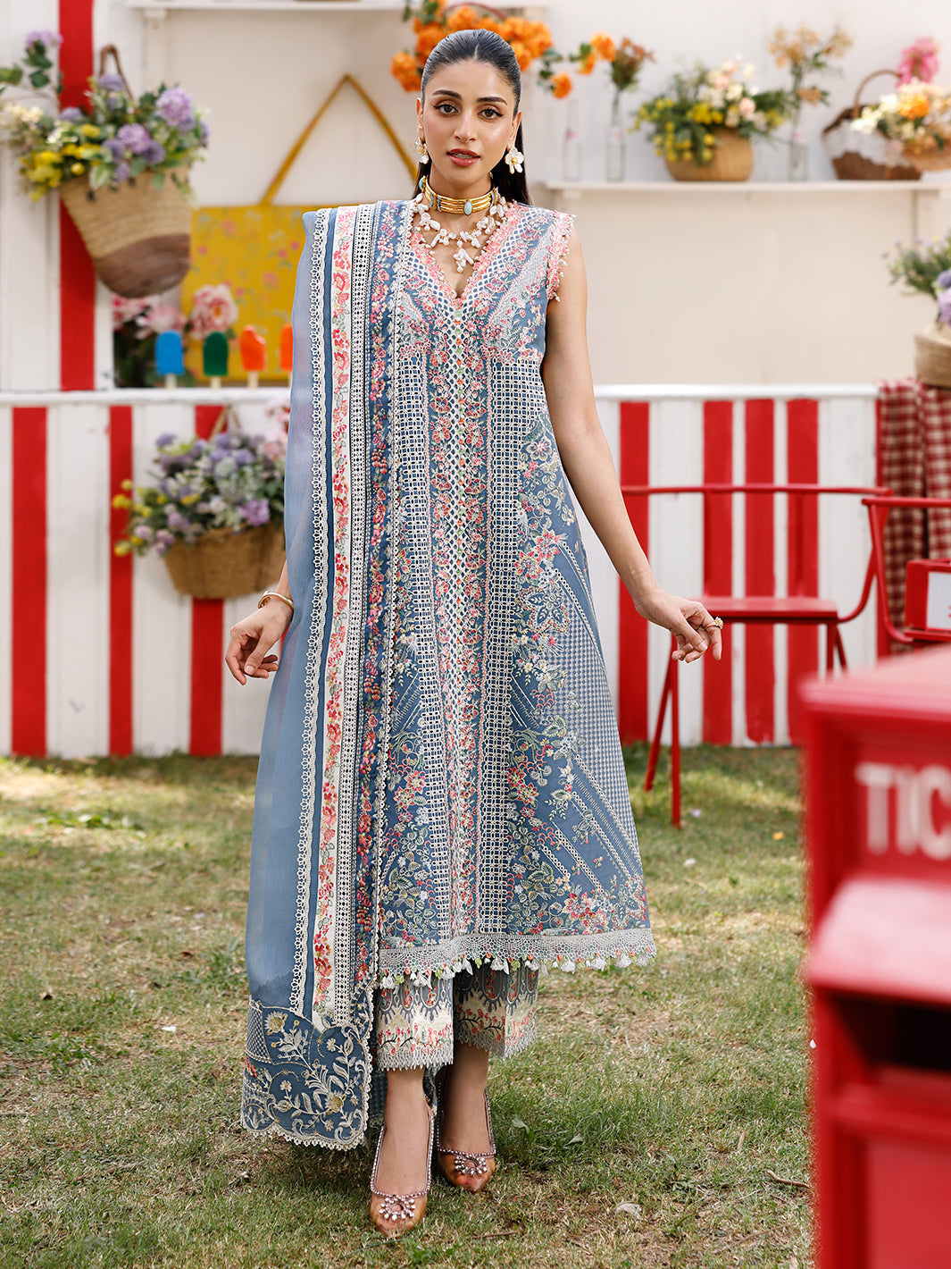 Bin Ilyas | Carnival Summer Edit 25 | 33 - B - Official Bin Ilyas - Agha Fabrics UK