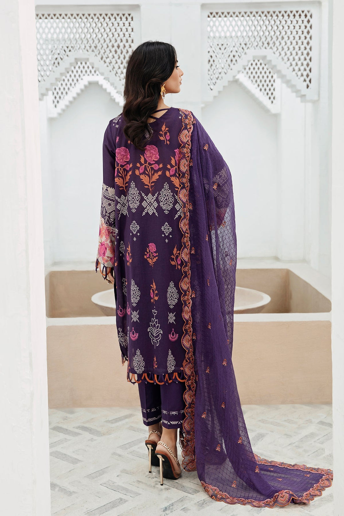 Charizma | Lawn Collection 24 | AS4-18 - Official Charizma - Agha Fabrics UK