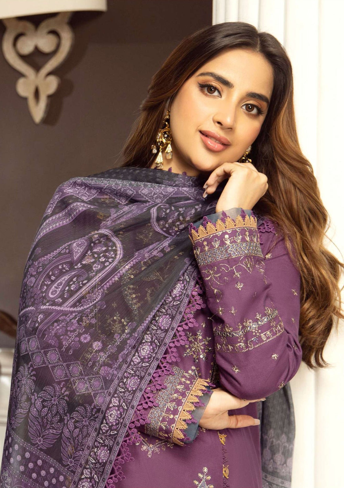 Lawn Collection - Asim Jofa - Aira - AJAI#33 - Official Asim Jofa - Agha Fabrics UK