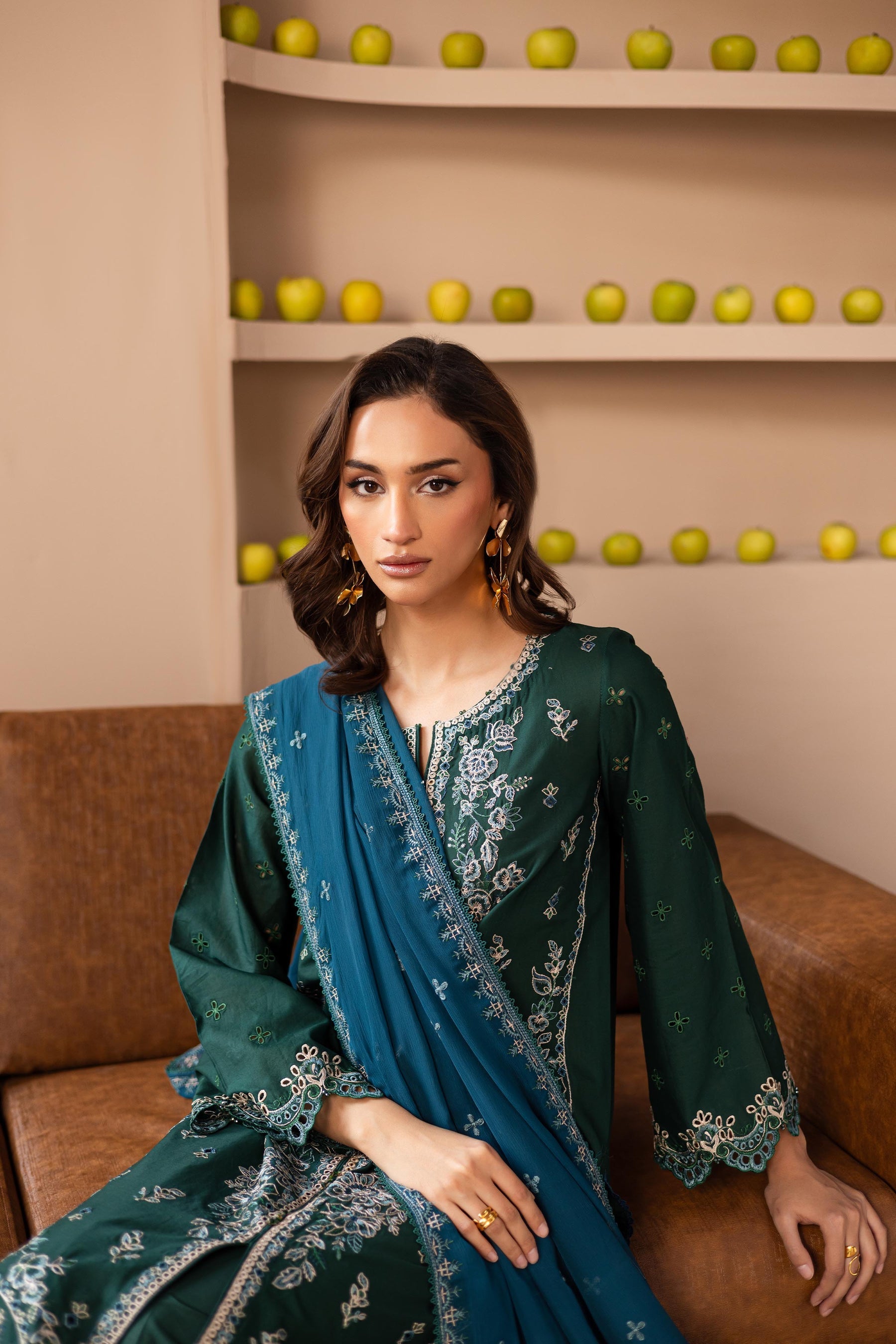 Batik | Kai Formals | Bell Pepper - Official Batik - Agha Fabrics UK