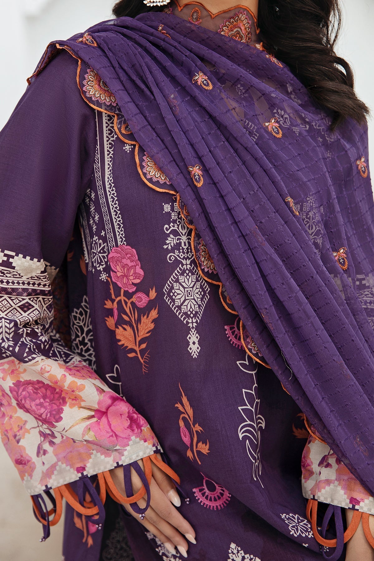 Charizma | Lawn Collection 24 | AS4-18 - Official Charizma - Agha Fabrics UK