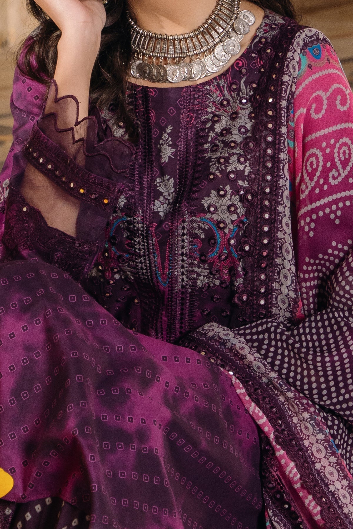 Charizma | Lawn Collection 24 | CH4-08 - Official Charizma - Agha Fabrics UK