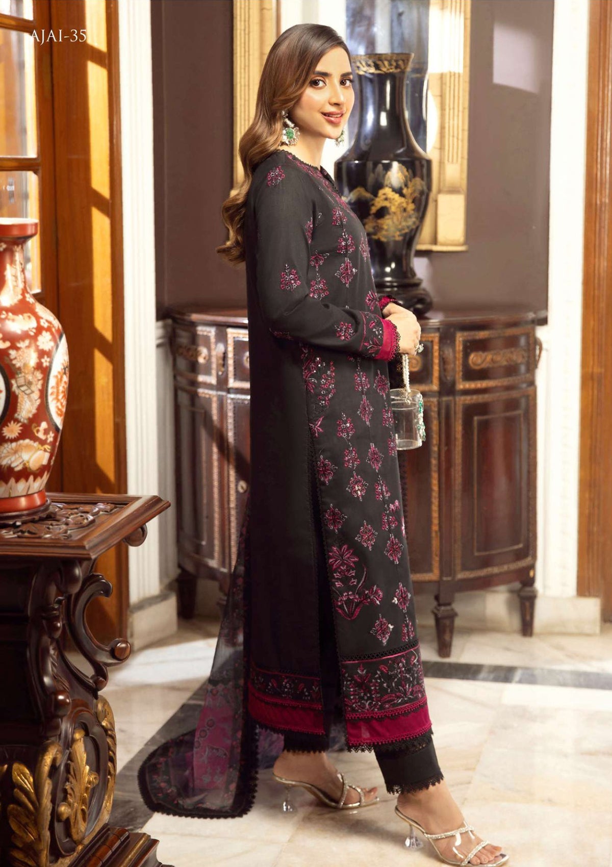 Lawn Collection - Asim Jofa - Aira - AJAI#35 - Official Asim Jofa - Agha Fabrics UK