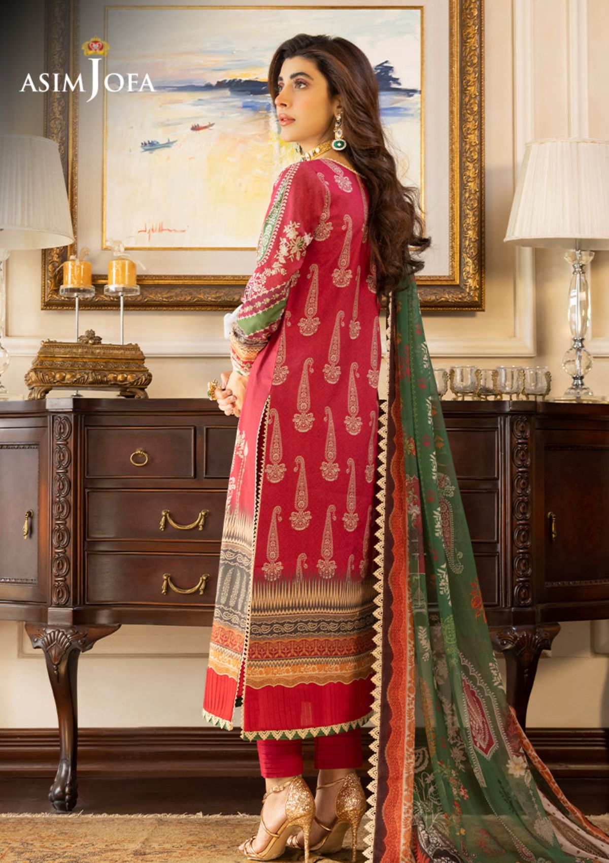Lawn Collection - Asim Jofa - Rania - Edition Two - AJS#26 - Official Asim Jofa - Agha Fabrics UK