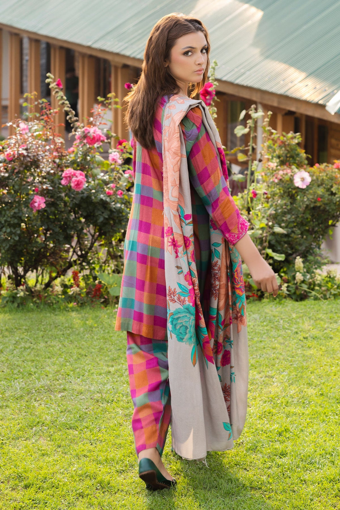Charizma | Aniiq Embroidered Collection | STAPLE SHAWL ANW4-10 - Official Charizma - Agha Fabrics UK
