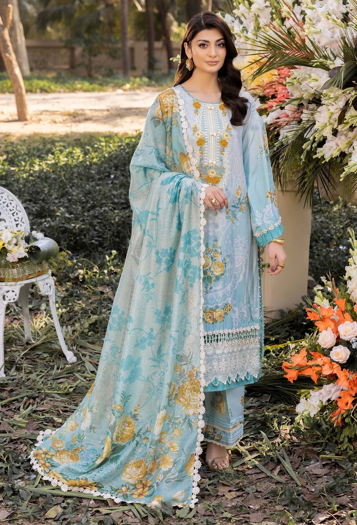 Adans Libas | Morzine Lawn 25 | MORZINE 07005 - Official Adans Libas - Agha Fabrics UK