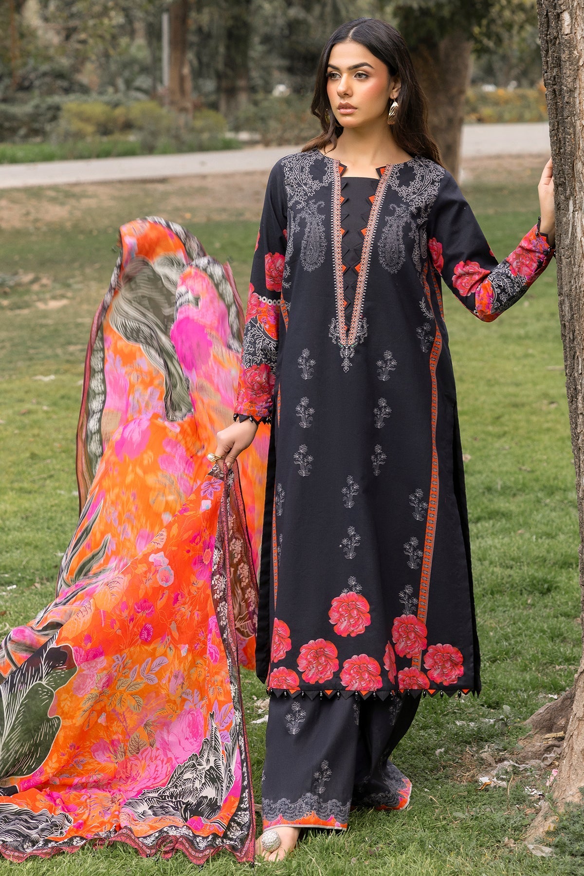 Charizma | C prints Lawn | CP5-18 - Official Charizma - Agha Fabrics UK