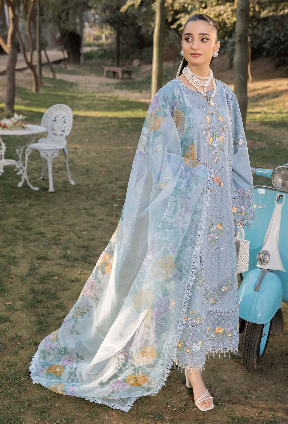 Adans Libas | Gul Rukh Lawn 25 | RUKH 2833 - Official Adans Libas - Agha Fabrics UK