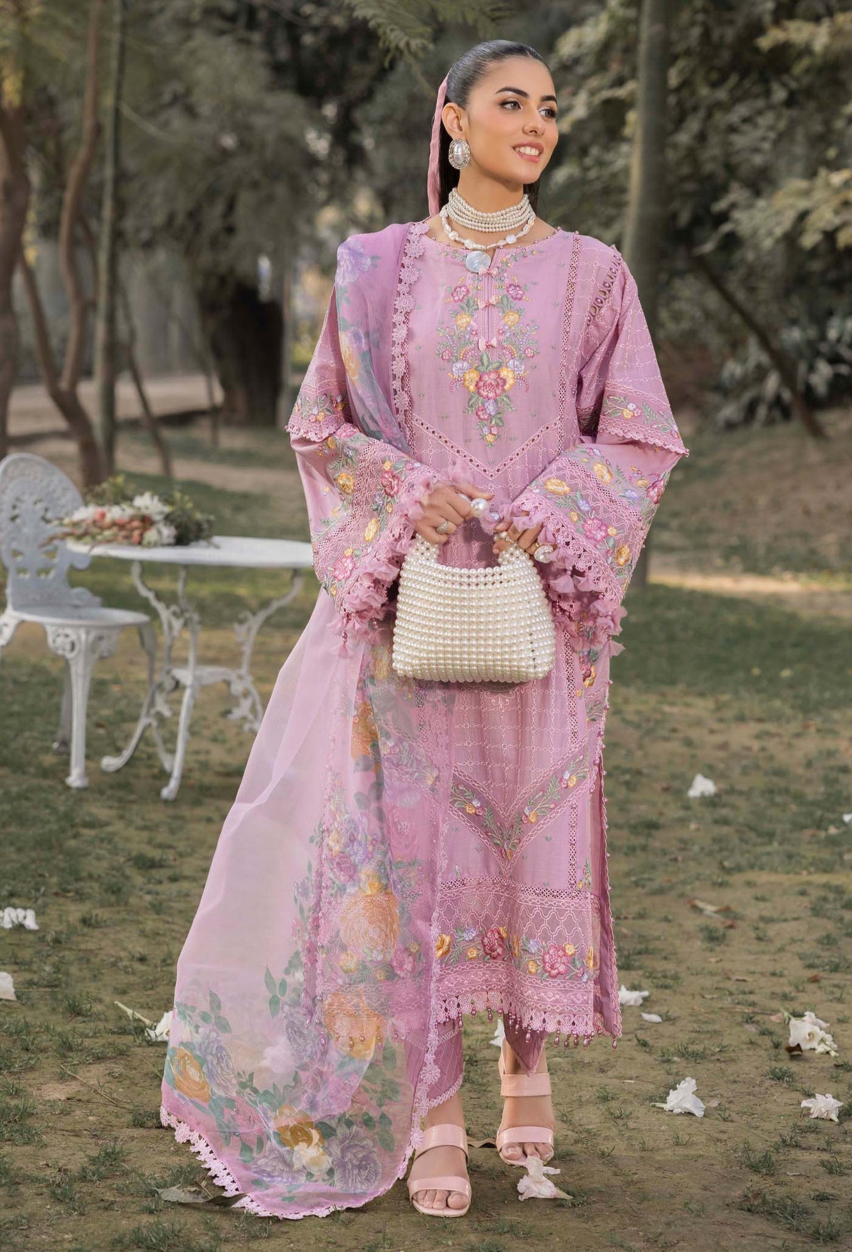 Adans Libas | Gul Rukh Lawn 25 | RUKH 2834 - Official Adans Libas - Agha Fabrics UK