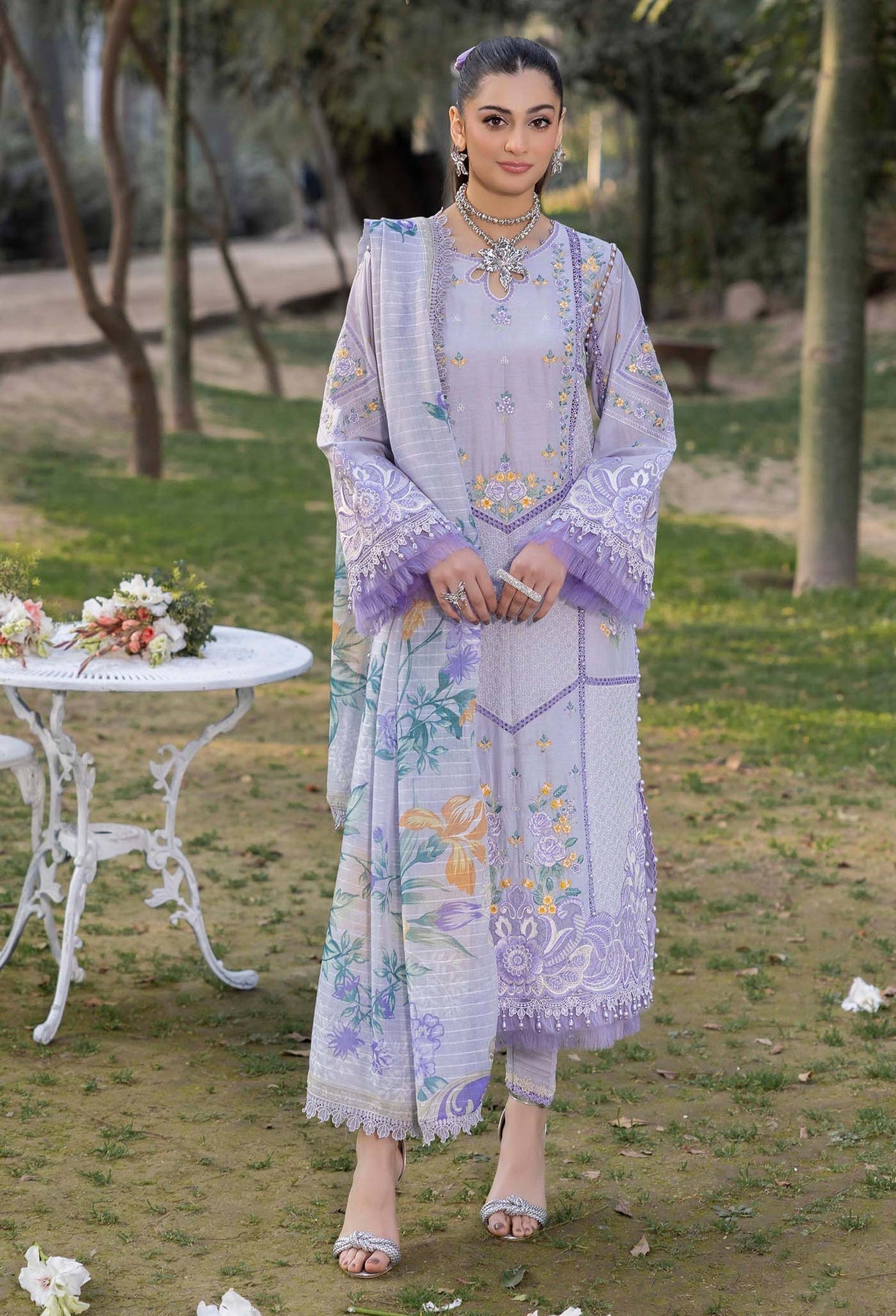 Adans Libas | Gul Rukh Lawn 25 | RUKH 2835 - Official Adans Libas - Agha Fabrics UK