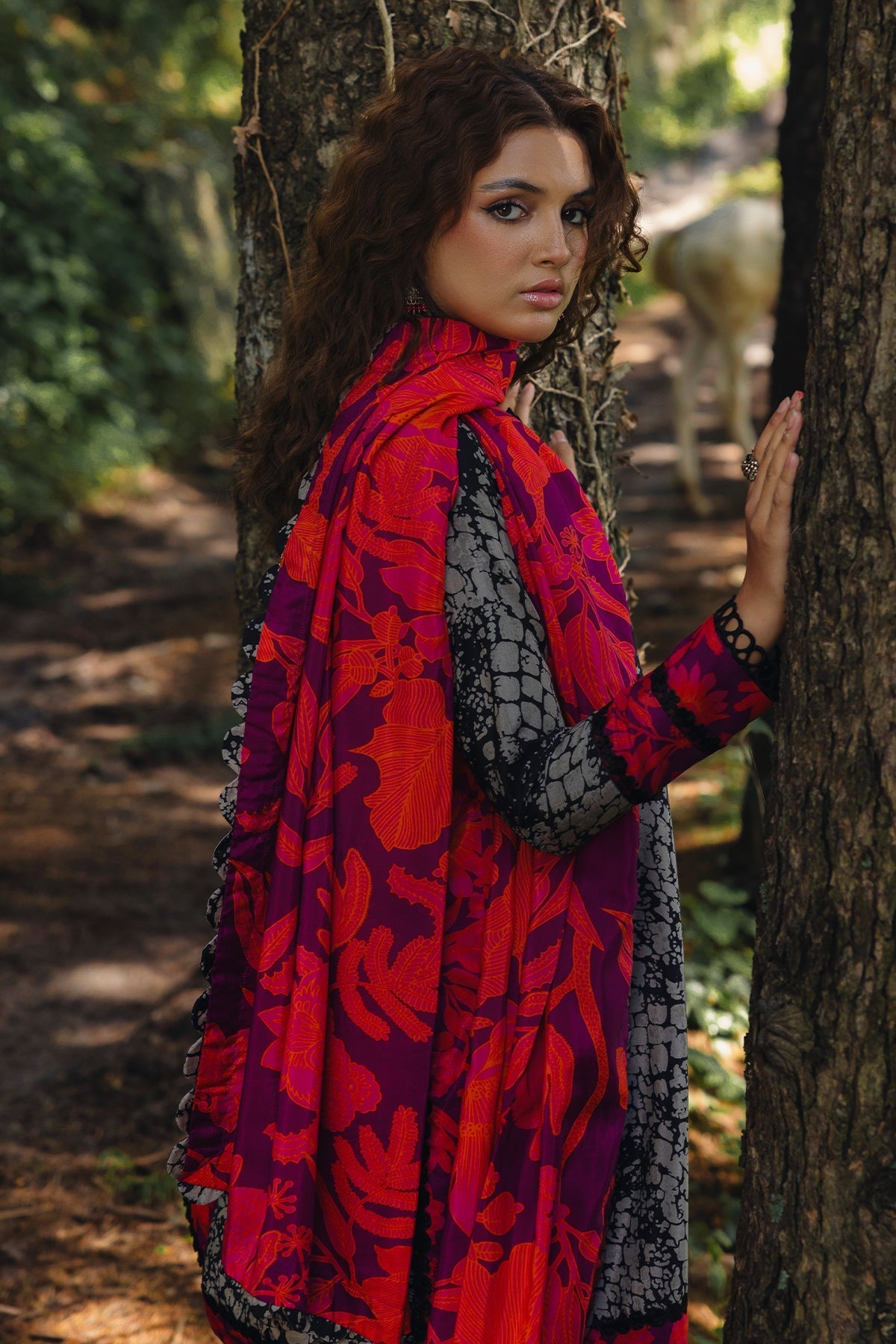 Charizma | Aniiq Embroidered Collection | STAPLE SHAWL ANW4-08 - Official Charizma - Agha Fabrics UK