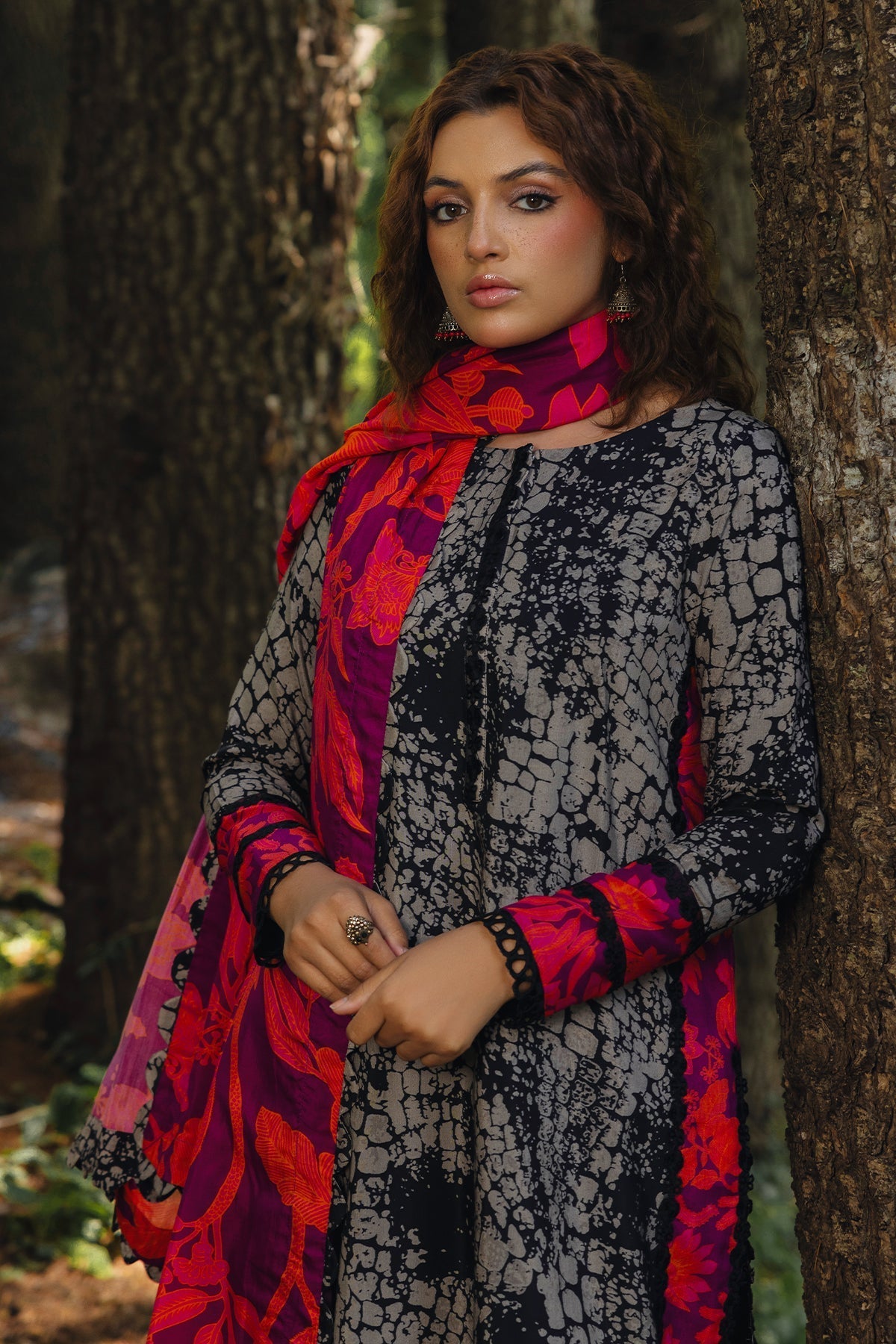 Charizma | Aniiq Embroidered Collection | STAPLE SHAWL ANW4-08 - Official Charizma - Agha Fabrics UK