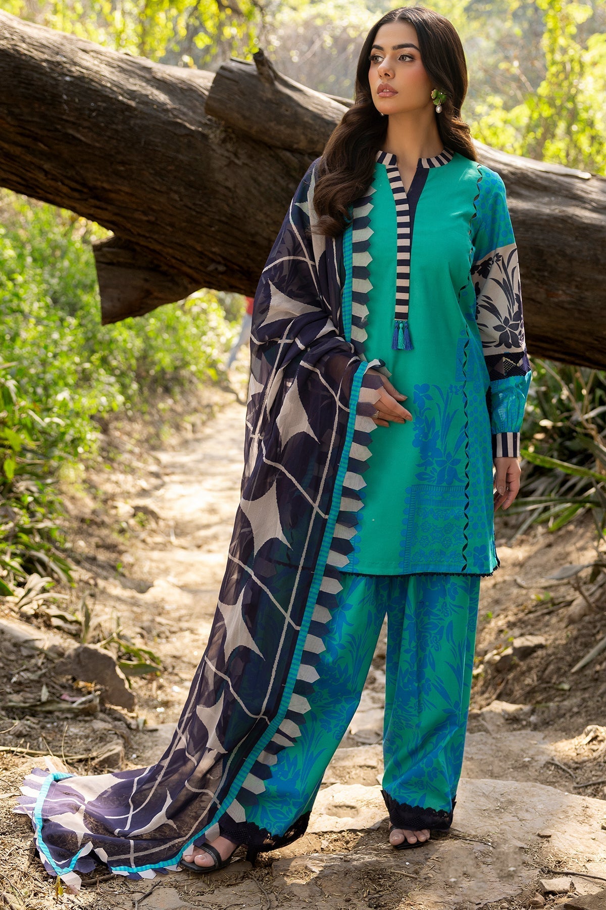 Charizma | C prints Lawn | CP5-17 - Official Charizma - Agha Fabrics UK