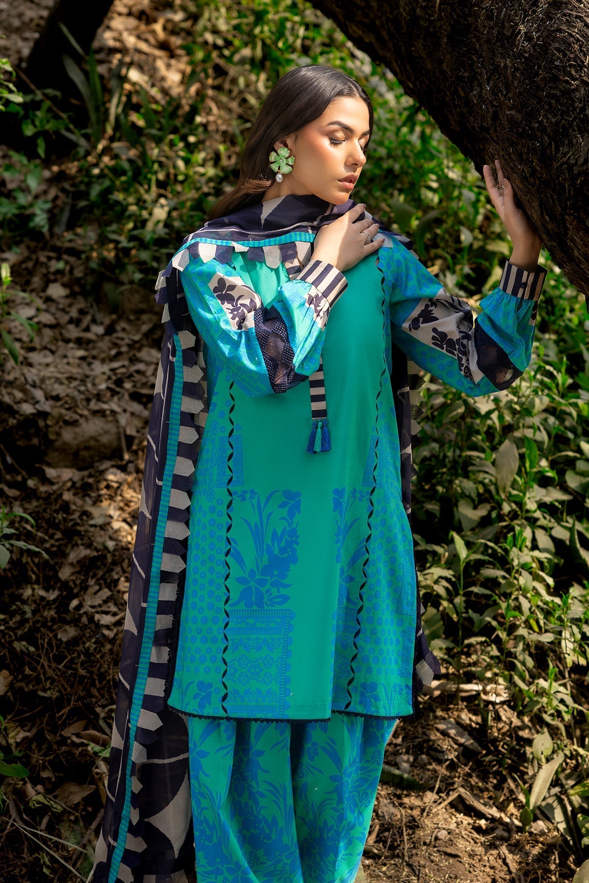 Charizma | C prints Lawn | CP5-17 - Official Charizma - Agha Fabrics UK