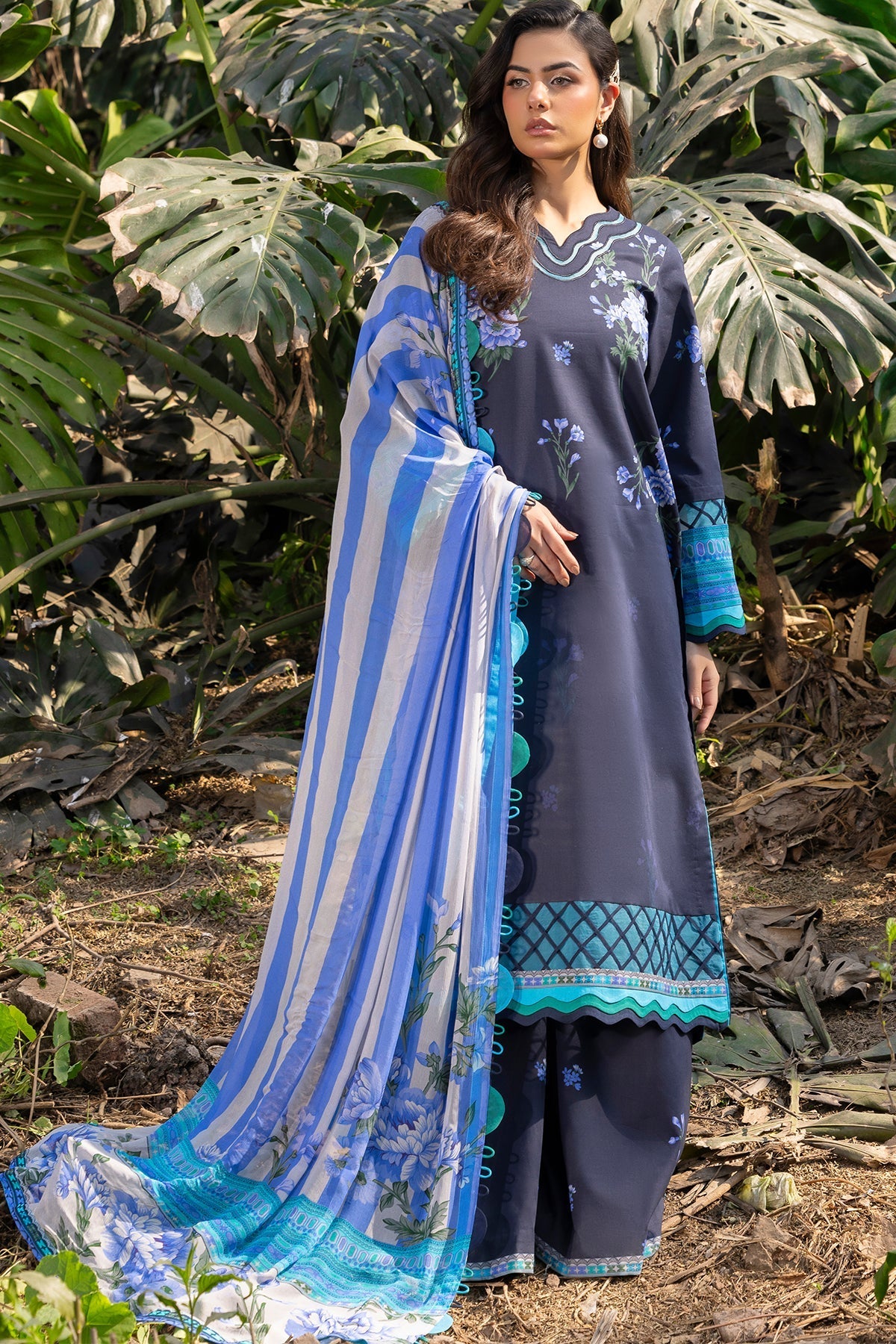 Charizma | C prints Lawn | CP5-19 - Official Charizma - Agha Fabrics UK