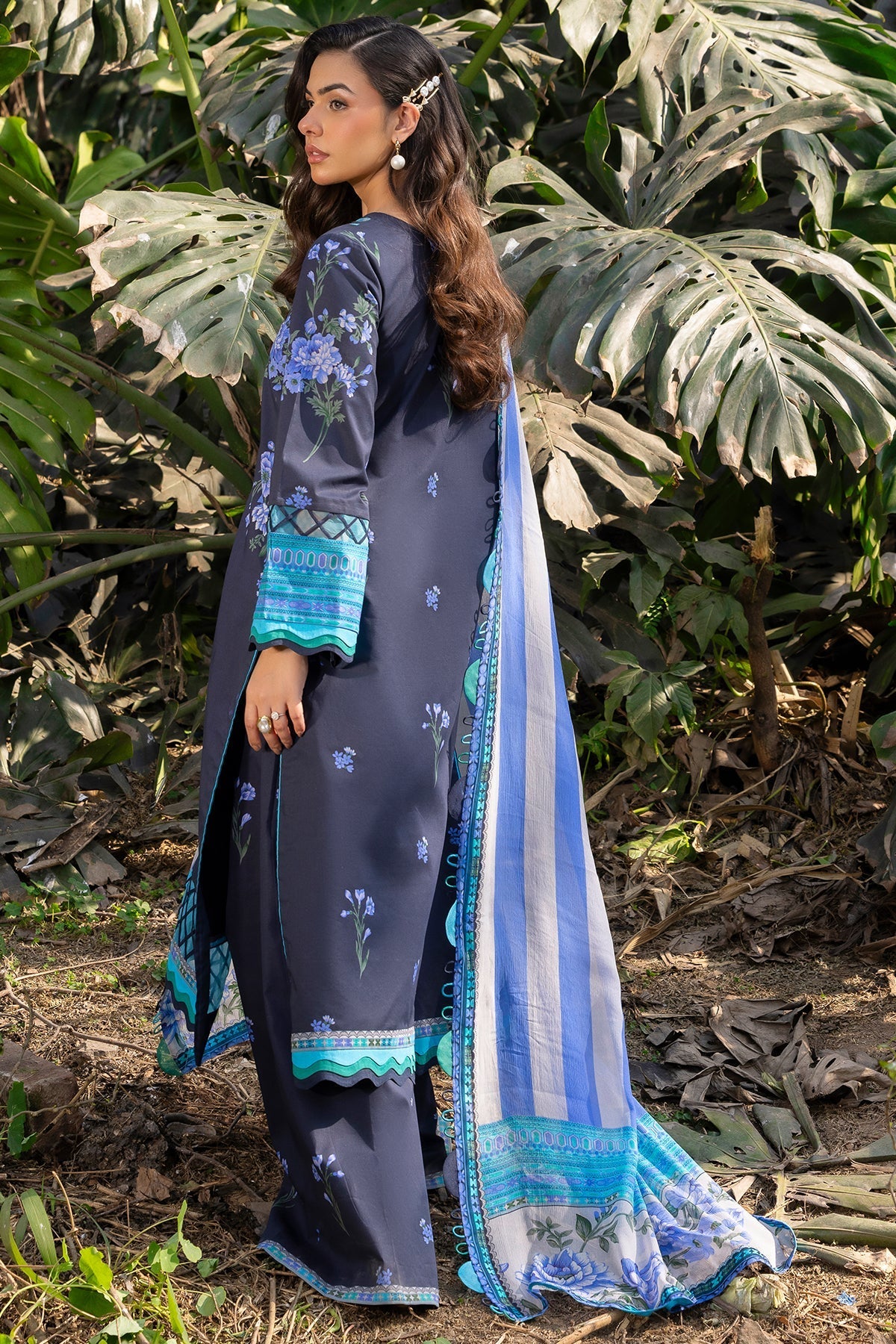 Charizma | C prints Lawn | CP5-19 - Official Charizma - Agha Fabrics UK