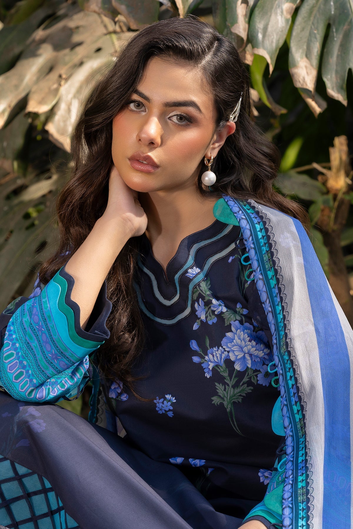 Charizma | C prints Lawn | CP5-19 - Official Charizma - Agha Fabrics UK