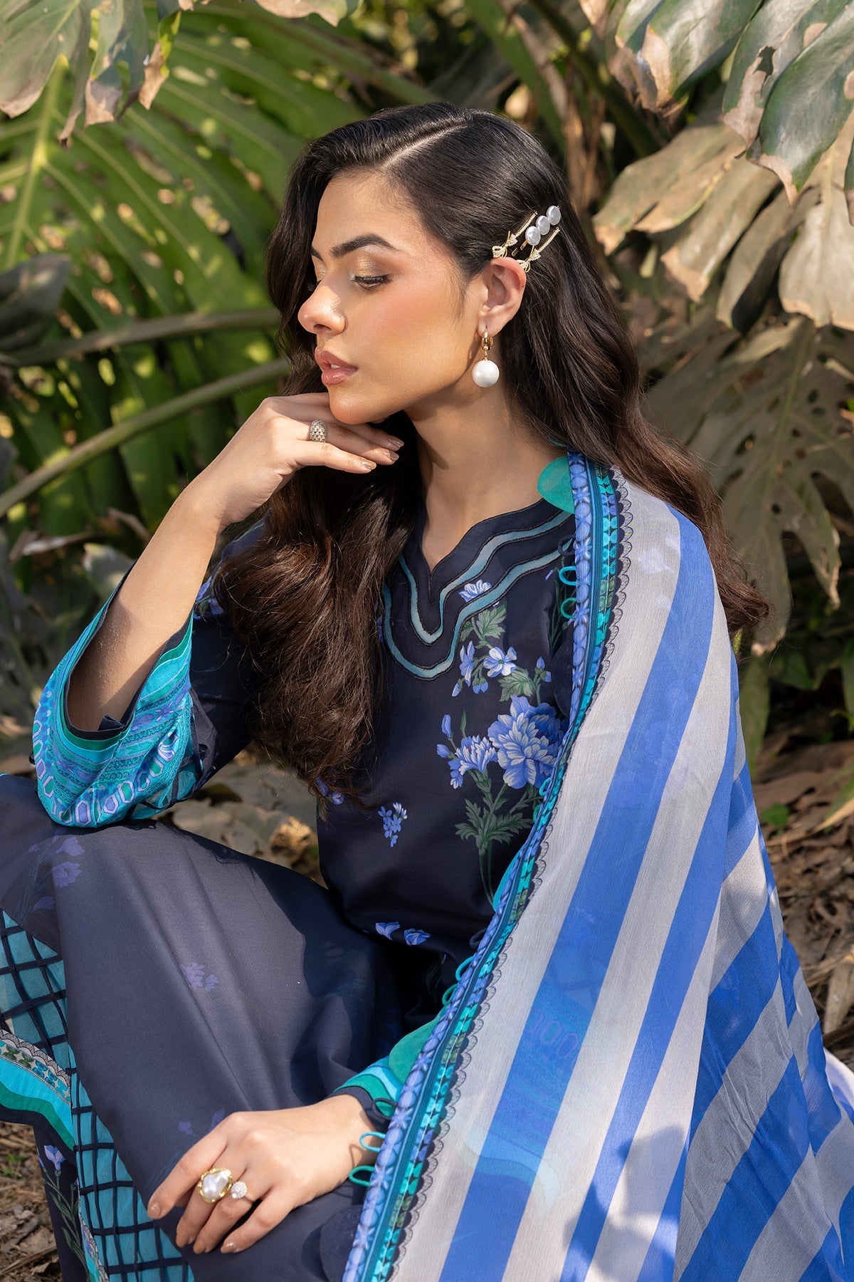 Charizma | C prints Lawn | CP5-19 - Official Charizma - Agha Fabrics UK