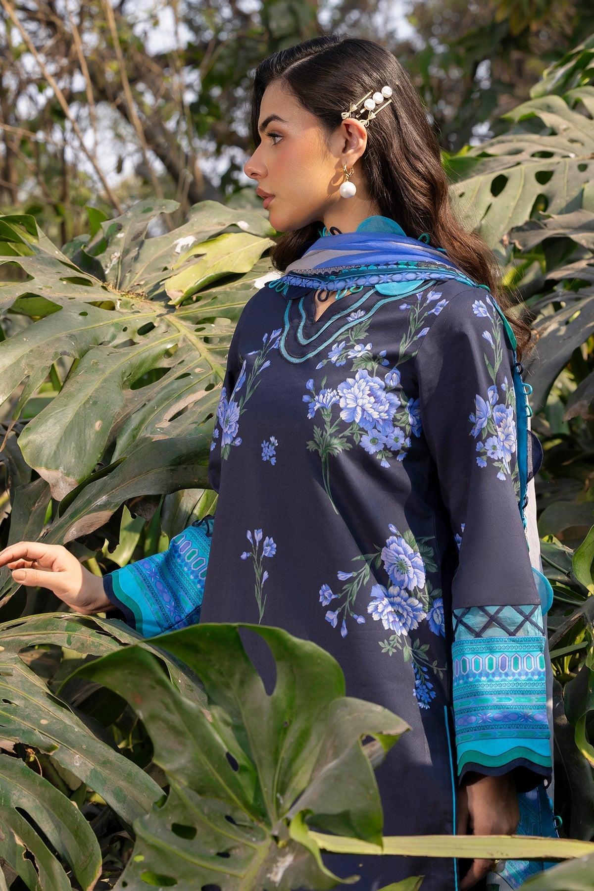 Charizma | C prints Lawn | CP5-19 - Official Charizma - Agha Fabrics UK