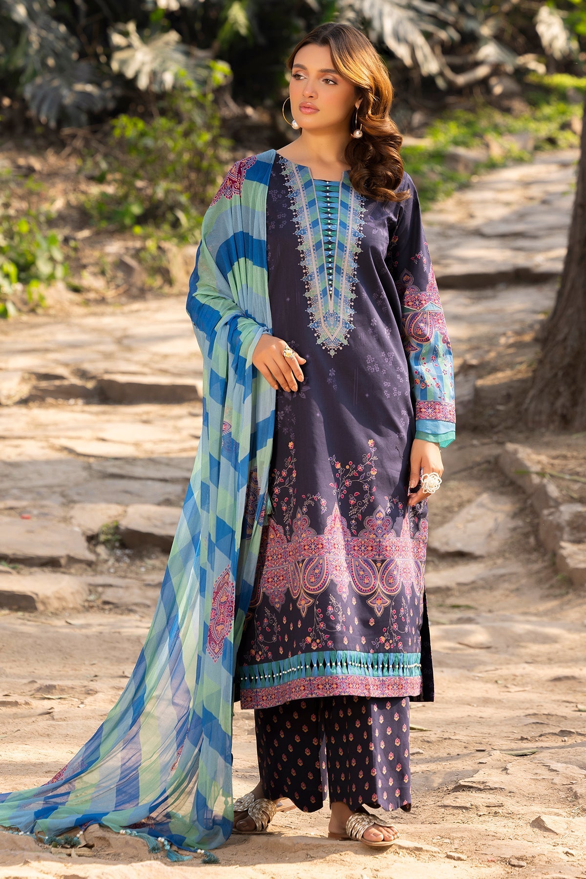 Charizma | C prints Lawn | CP5-20 - Official Charizma - Agha Fabrics UK