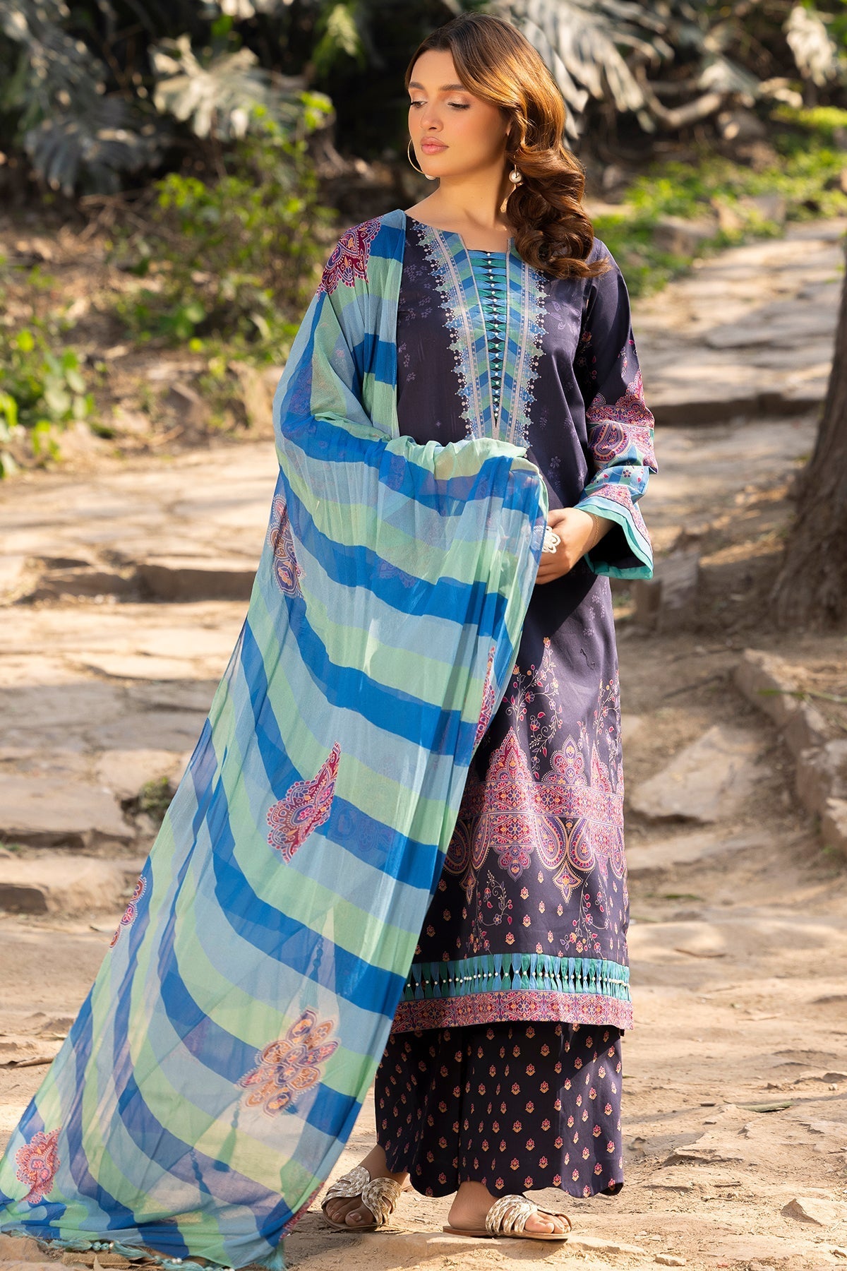 Charizma | C prints Lawn | CP5-20 - Official Charizma - Agha Fabrics UK