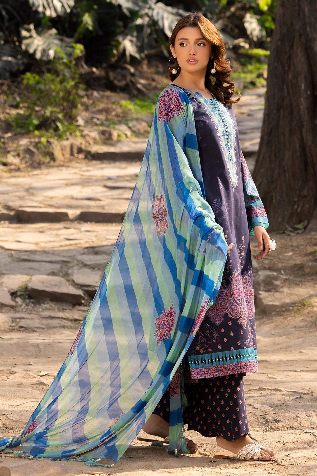 Charizma | C prints Lawn | CP5-20 - Official Charizma - Agha Fabrics UK
