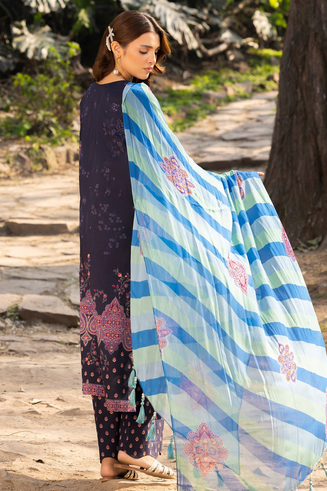 Charizma | C prints Lawn | CP5-20 - Official Charizma - Agha Fabrics UK