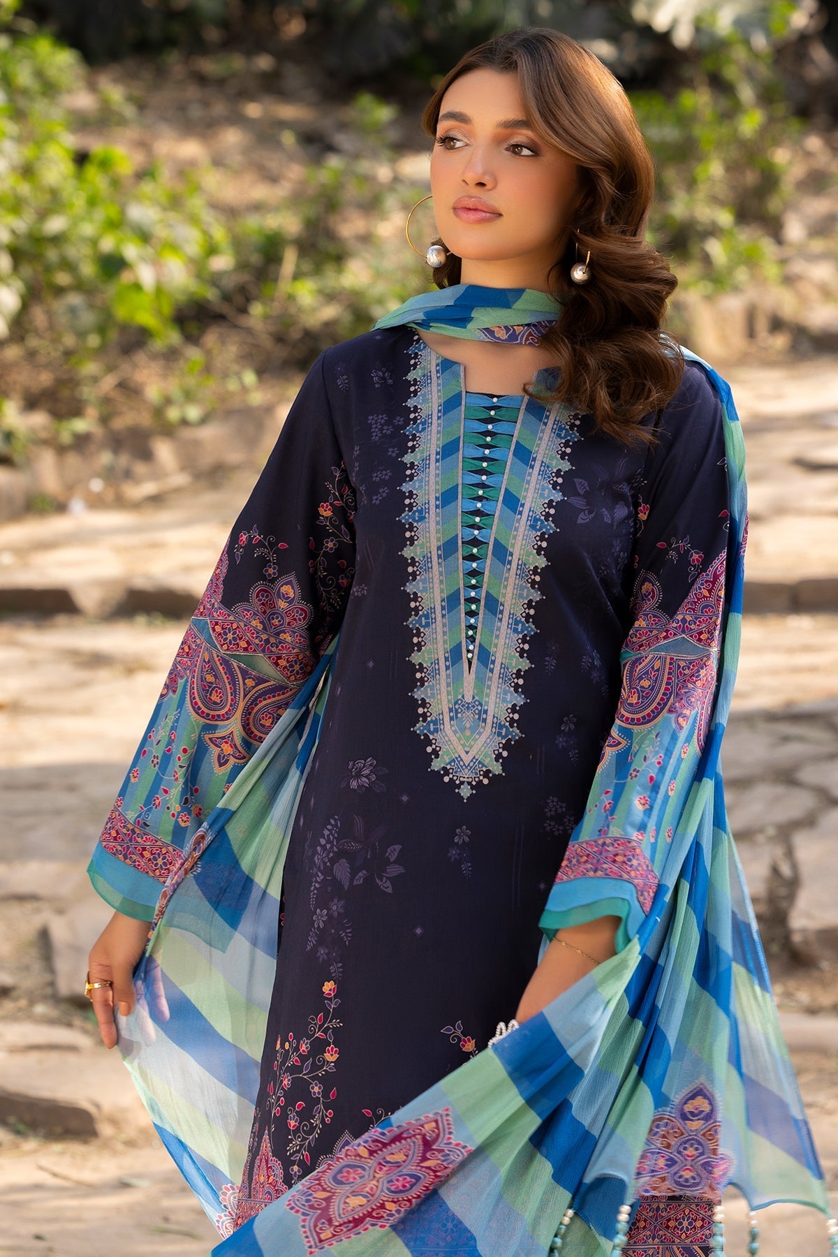 Charizma | C prints Lawn | CP5-20 - Official Charizma - Agha Fabrics UK