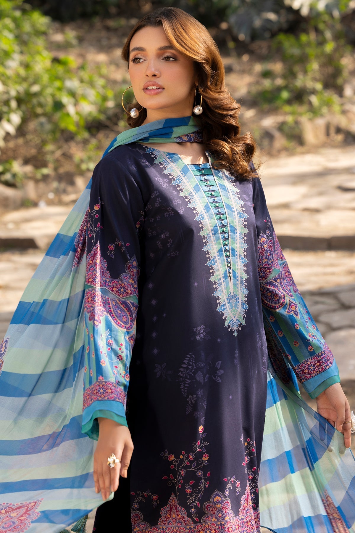 Charizma | C prints Lawn | CP5-20 - Official Charizma - Agha Fabrics UK