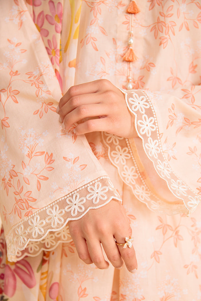 Cross Stitch | Daily Wear | DUSKY ROSE - Official Cross Stitch - Agha Fabrics UK