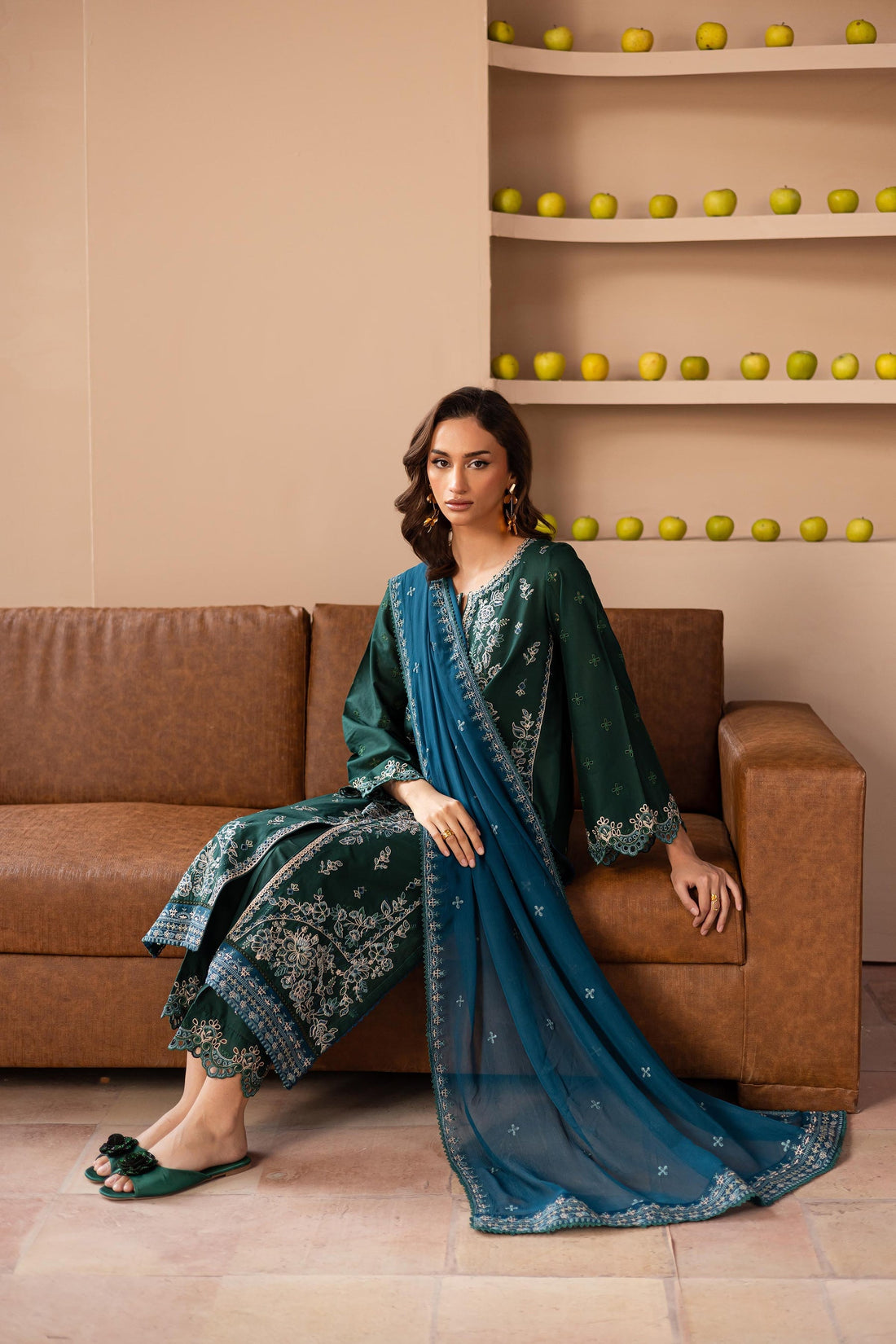 Batik | Kai Formals | Bell Pepper - Official Batik - Agha Fabrics UK