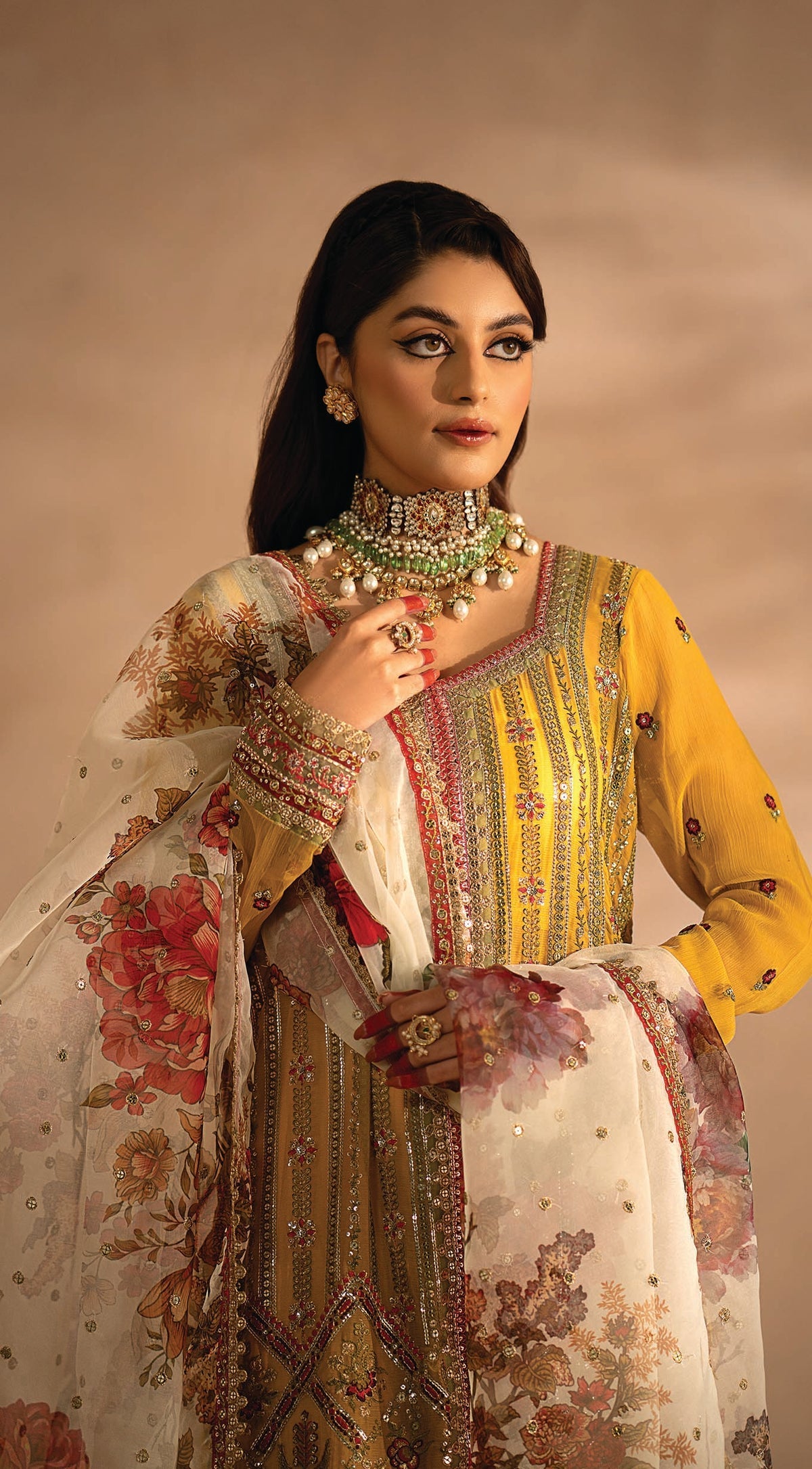 Myeesha | Nayab Formals | Pukhraj