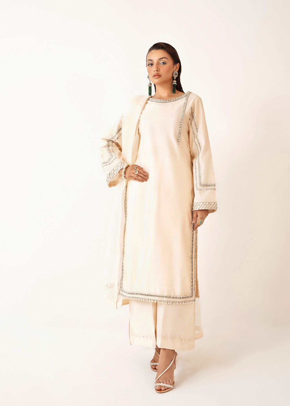 Dastoor | Euphoria Luxury Pret 24 | Pearl - Official Dastoor - Agha Fabrics UK