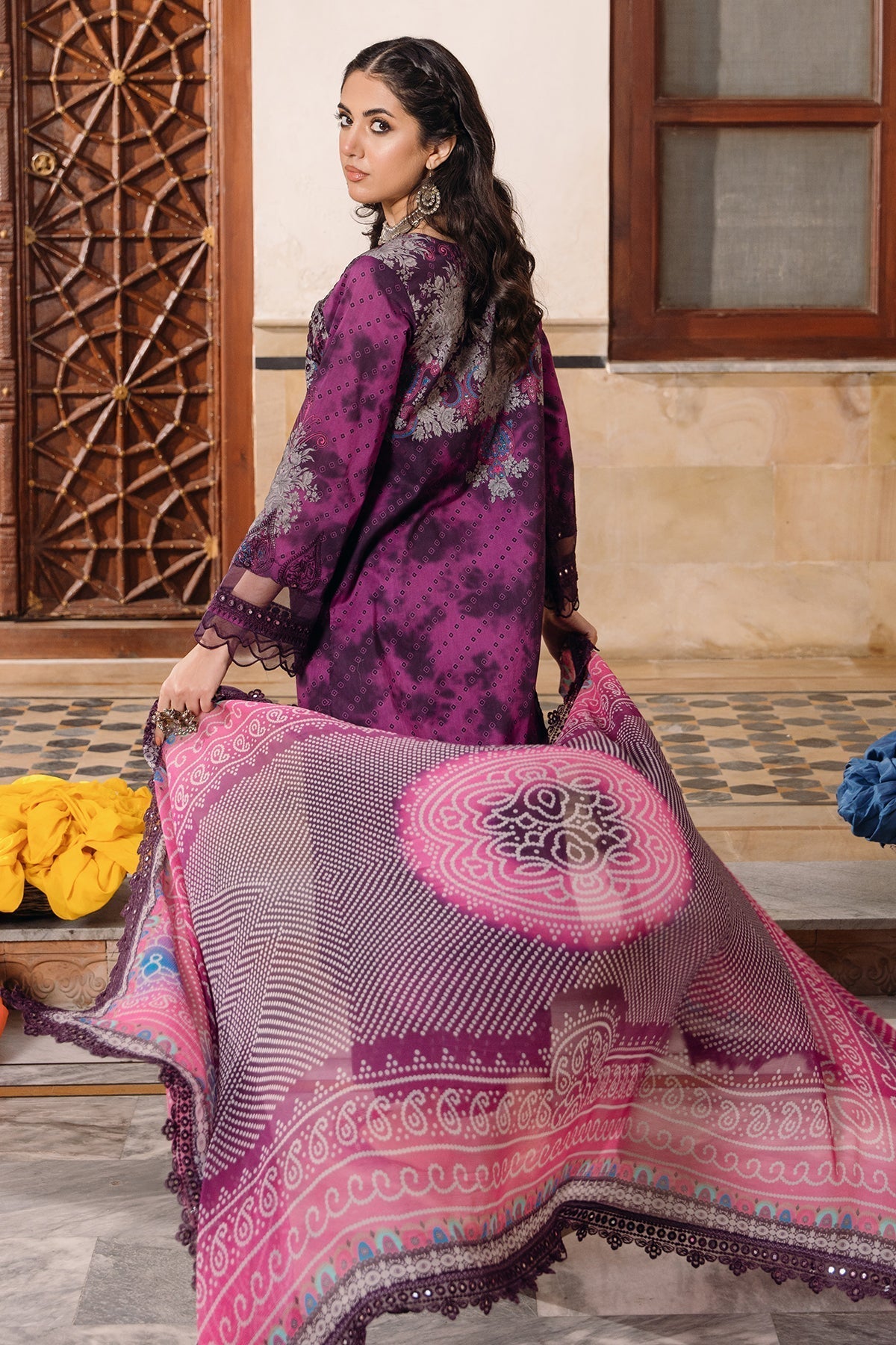 Charizma | Lawn Collection 24 | CH4-08 - Official Charizma - Agha Fabrics UK
