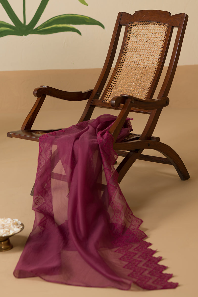 Cross Stitch | Chikankari Lawn Collection | P-07 - Official Cross Stitch - Agha Fabrics UK