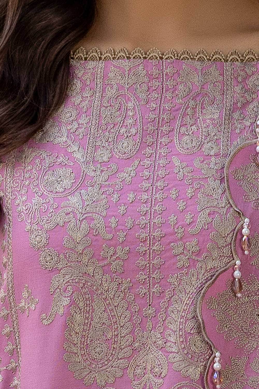 Gul Ahmed | Winter Collection 24 | Acrylic Dupatta AP-42008 - Official Gul Ahmed - Agha Fabrics UK