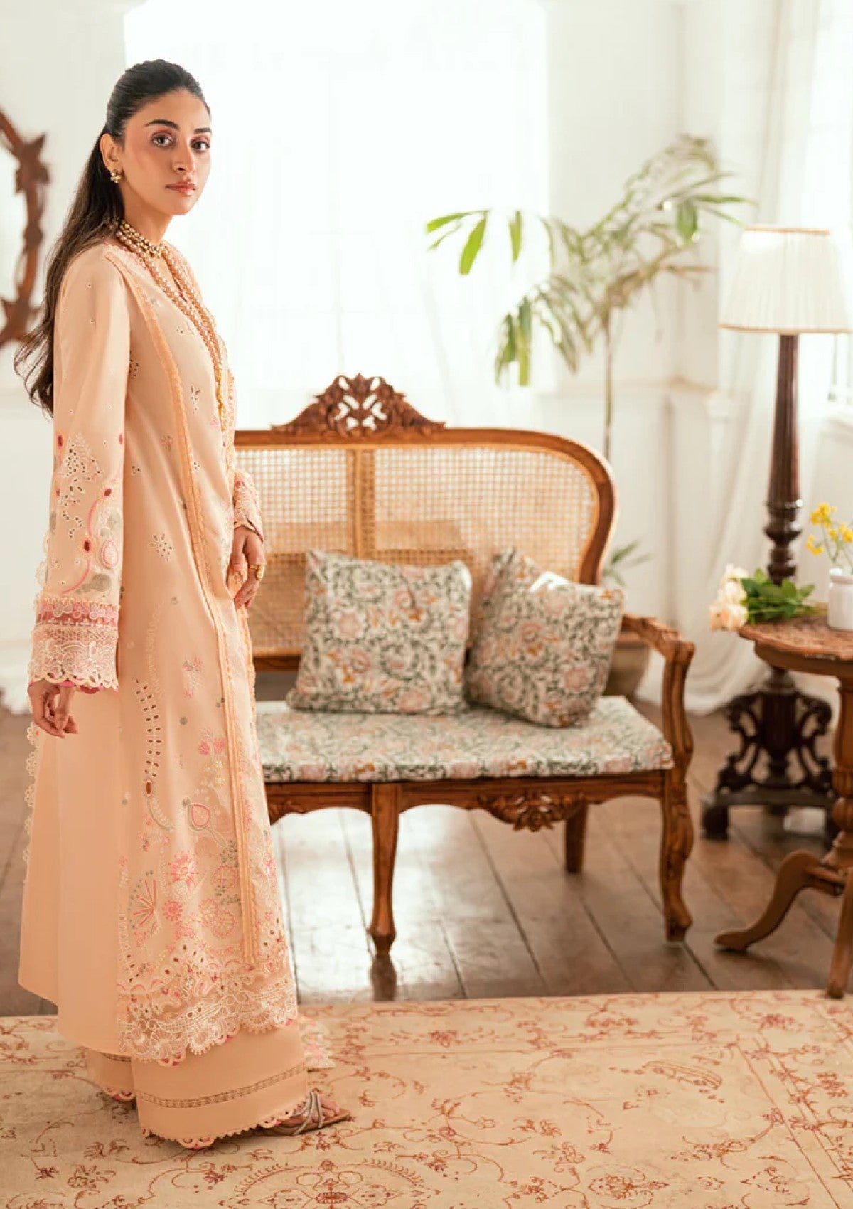 Lawn - Qalamkar - Luxury - Eid Edit 25 - SB#07 - Zoya