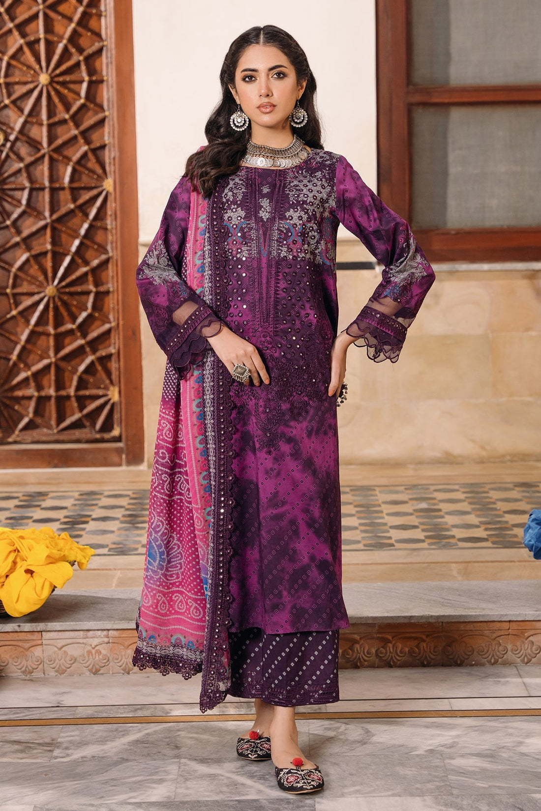 Charizma | Lawn Collection 24 | CH4-08 - Official Charizma - Agha Fabrics UK