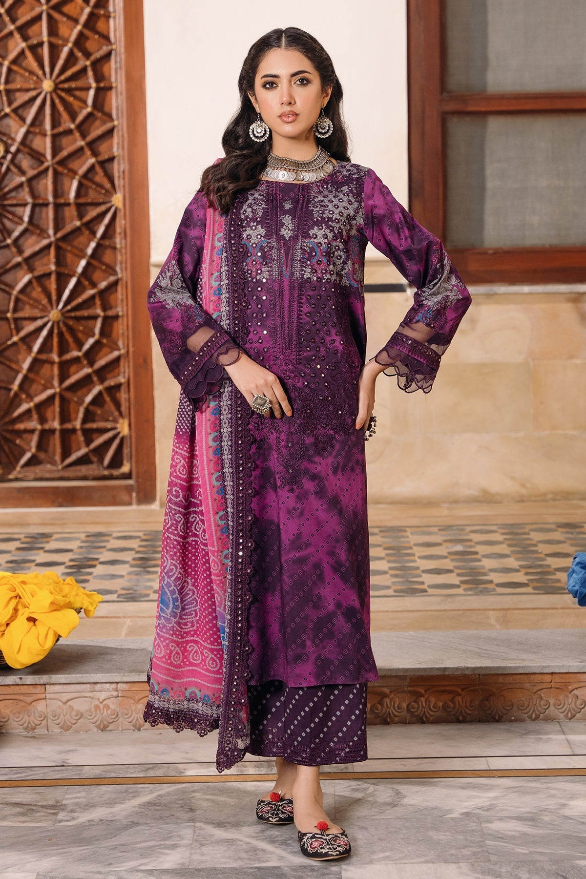 Charizma | Lawn Collection 24 | CH4-08 - Official Charizma - Agha Fabrics UK
