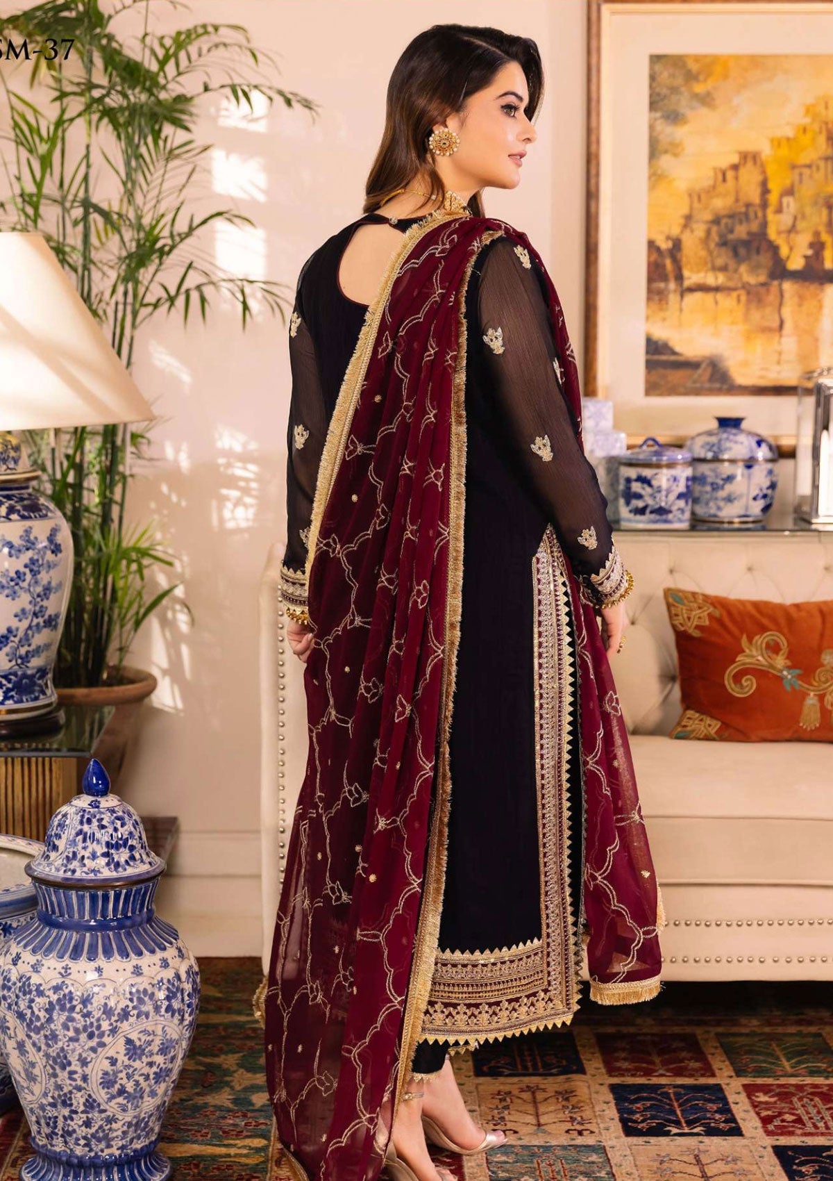 Summer Collection - Asim Jofa - Maahru - AJSM#37 - Official Asim Jofa - Agha Fabrics UK