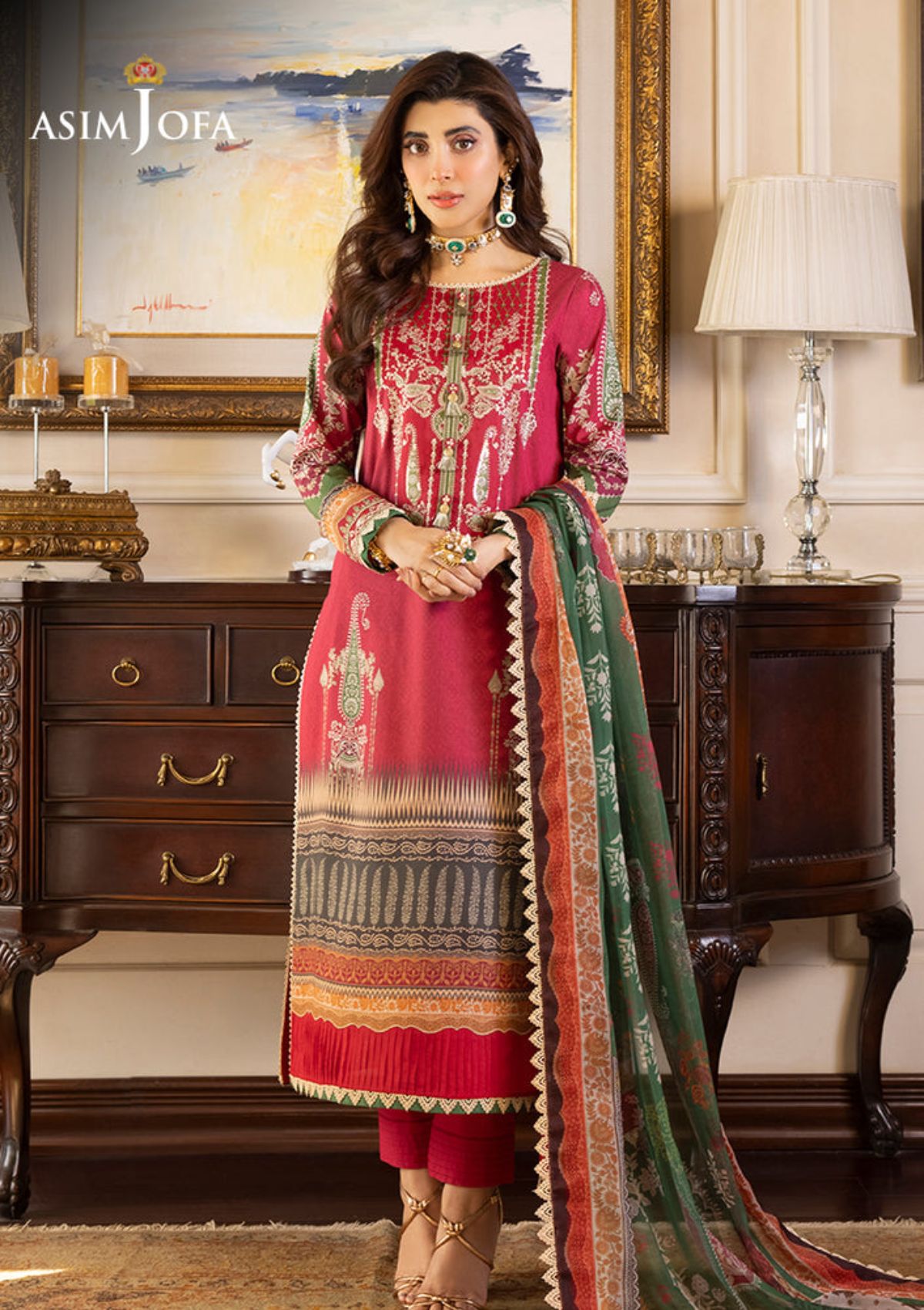 Lawn Collection - Asim Jofa - Rania - Edition Two - AJS#26 - Official Asim Jofa - Agha Fabrics UK