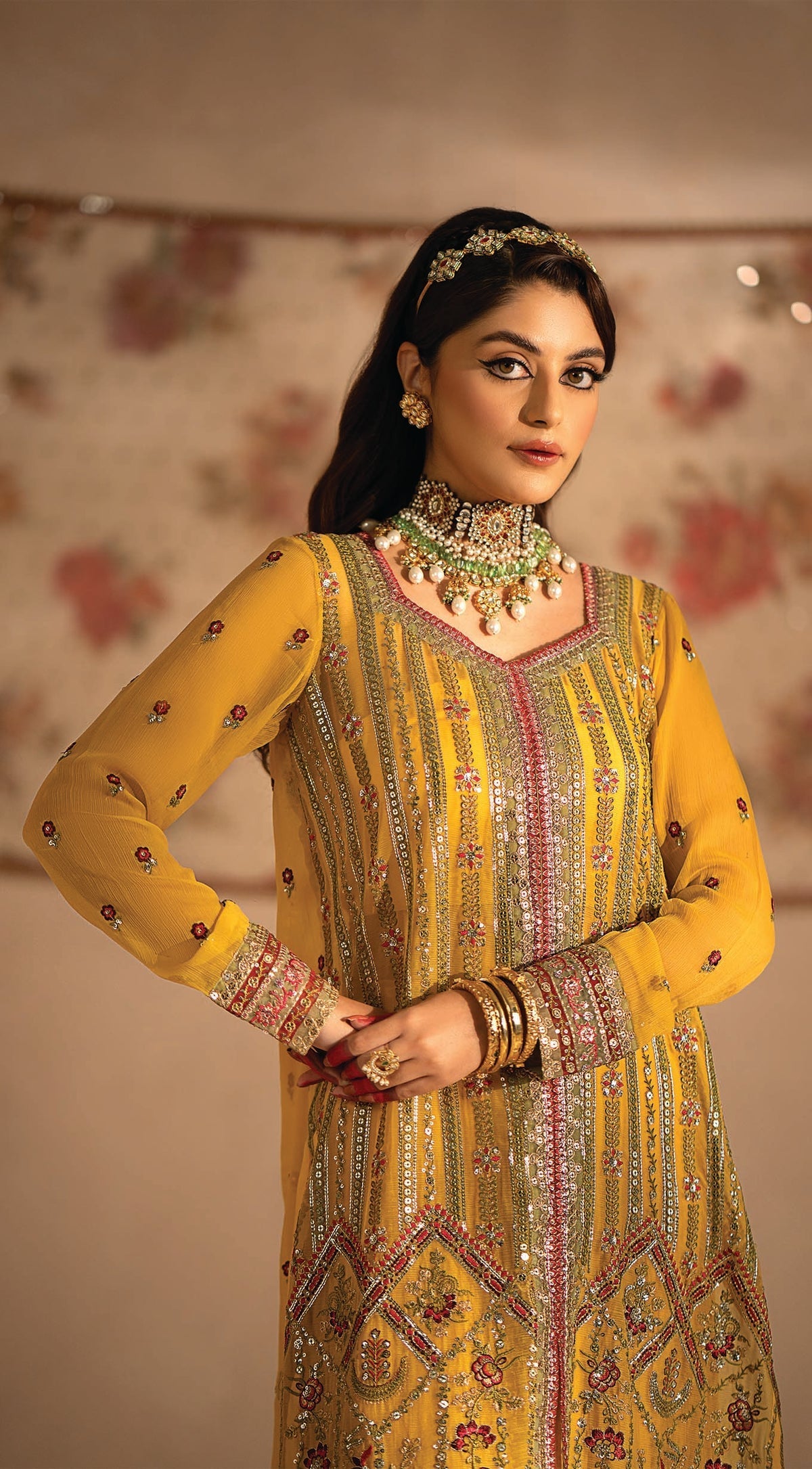 Myeesha | Nayab Formals | Pukhraj