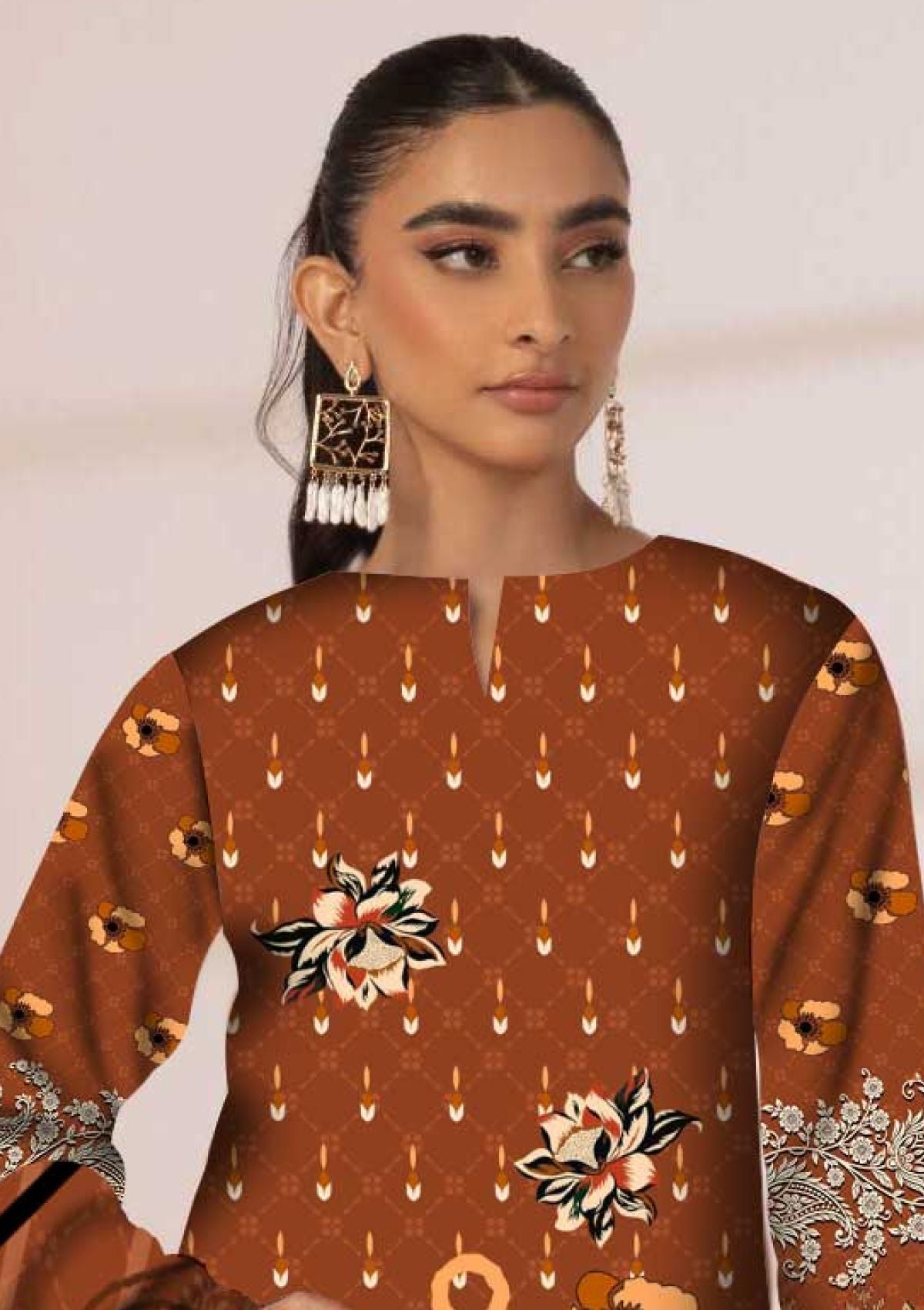 Winter Collection - Art n Style - Monsoon Linen - Volume 2 - A24#08 - Official Art n Style - Agha Fabrics UK