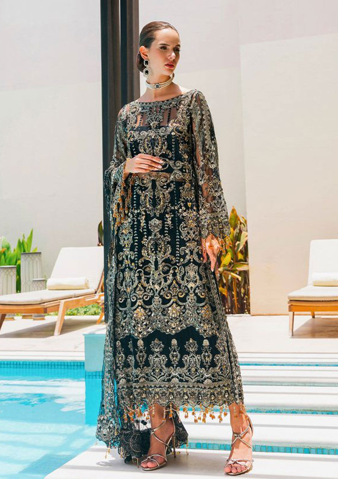 Formal Collection - Elaf - Evara - Wedding - EEB#06 - ZAFIR - Official Elaf Premium - Agha Fabrics UK