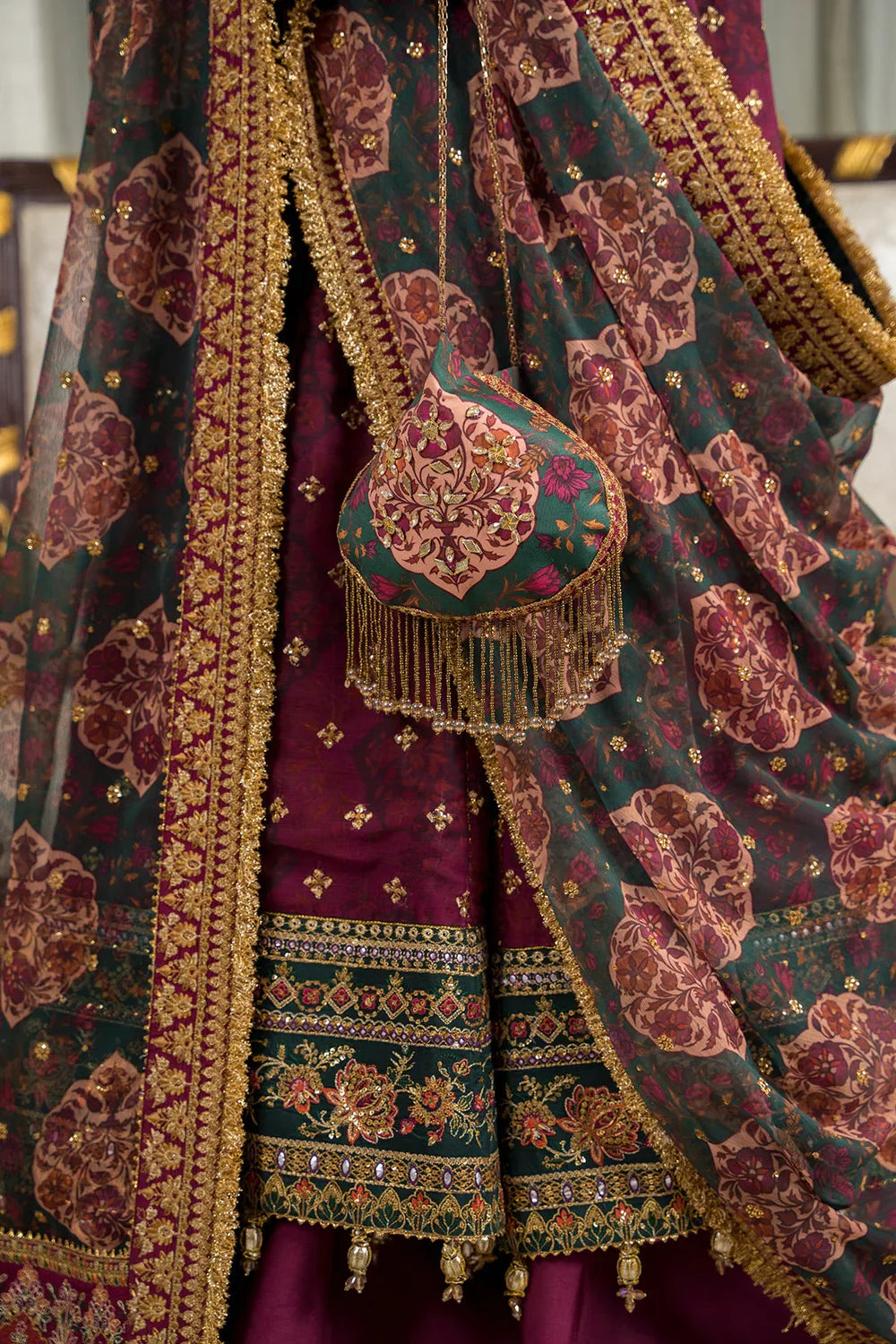 Baroque | Chantelle Embroidered Collection | CH12-03 - Official Baroque - Agha Fabrics UK