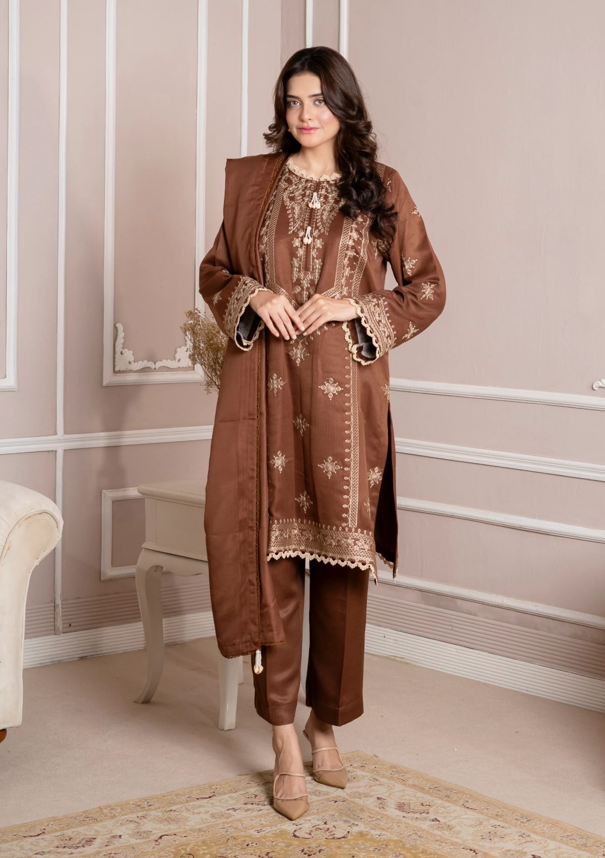 Winter Collection - Keysha - Herringbone Volume 01 - KS-H24-03 - Official Keysha - Agha Fabrics UK