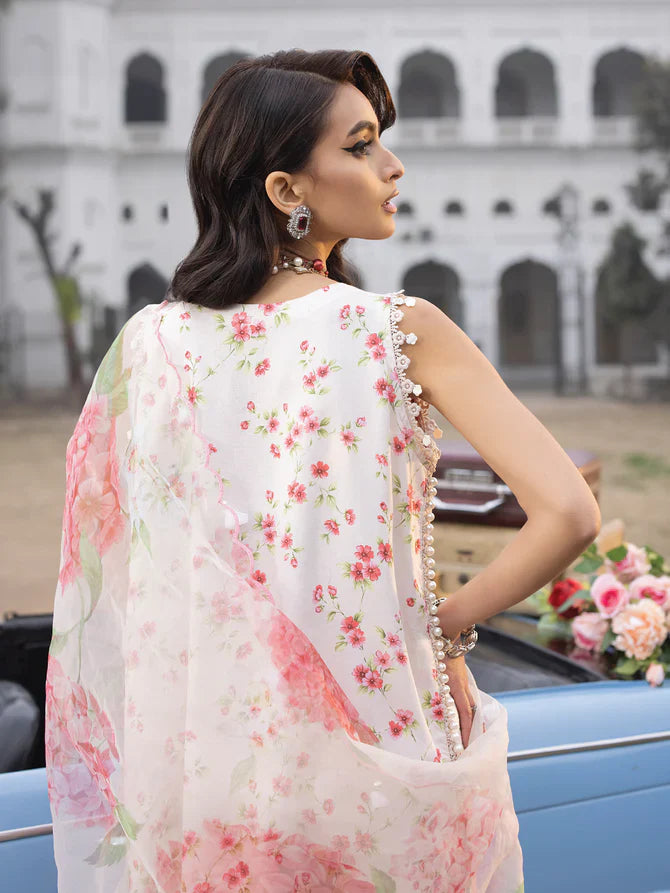 Faiza Faisal | Maya Luxury Lawn | Sandra - Official Faiza Faisal - Agha Fabrics UK