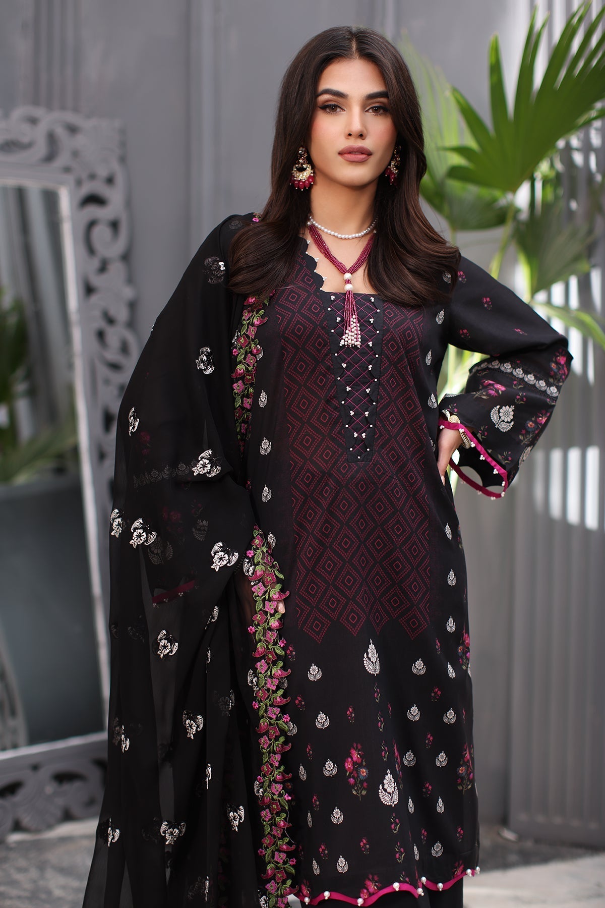 Charizma | Lawn Collection 24 | AS4-15 - Official Charizma - Agha Fabrics UK