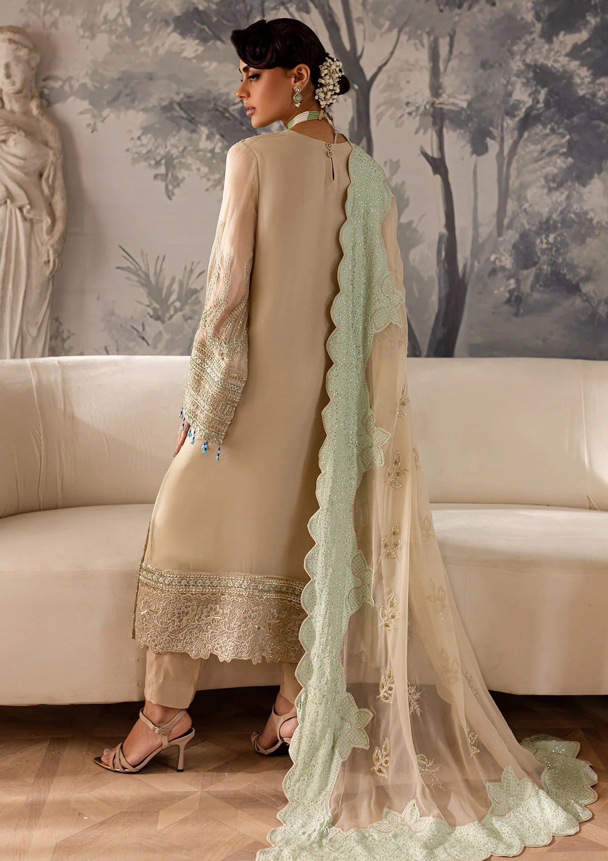 Formal Collection - Nureh - Elanora - Unstitched 24 - NE#58 - Official Nureh - Agha Fabrics UK