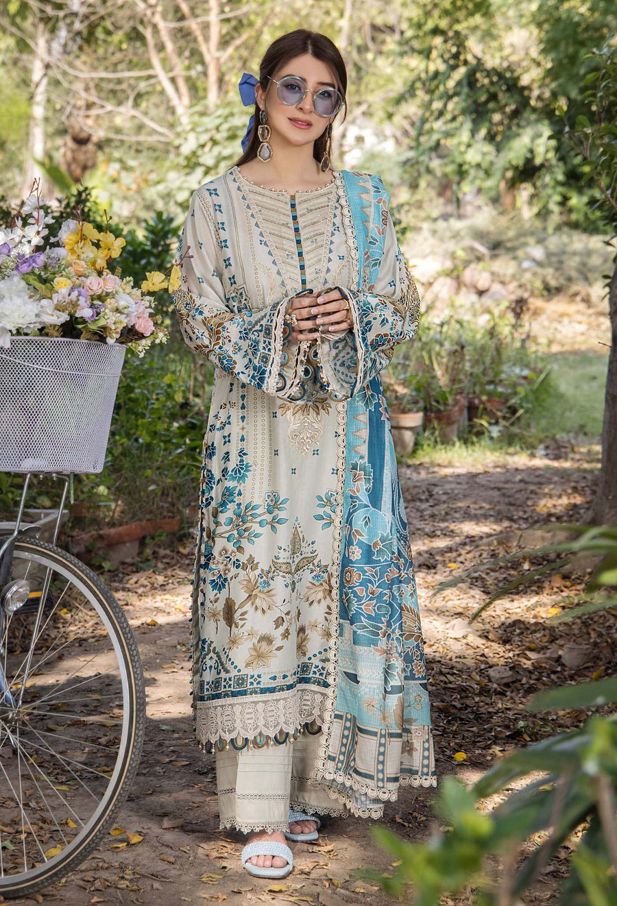 Adans Libas | Jasmine Lawn | JASMINE 2362 - Official Adans Libas - Agha Fabrics UK